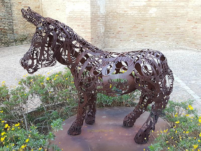 Escultura Asnografía, Moguer