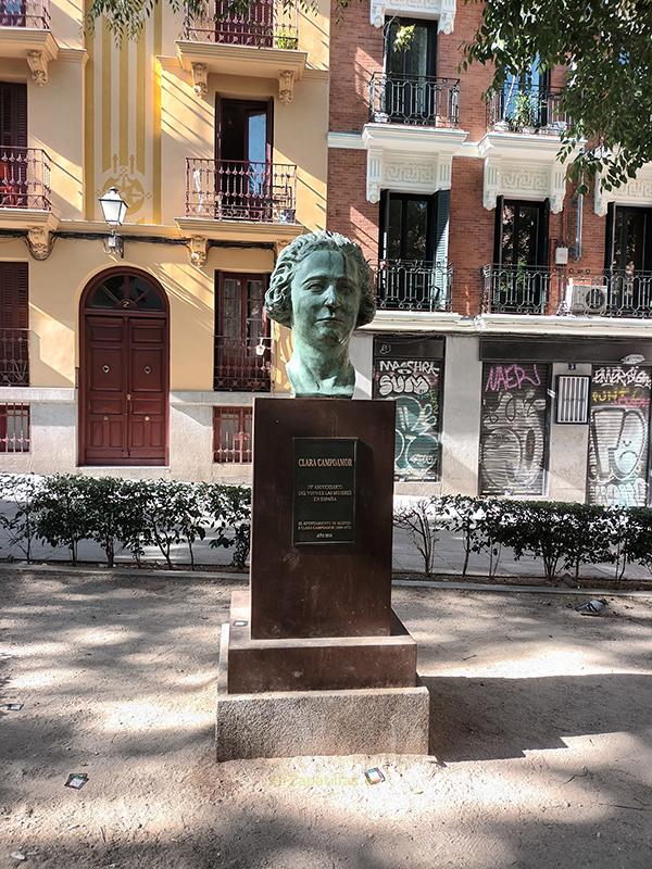 Busto de Clara Campoamor, Madrid