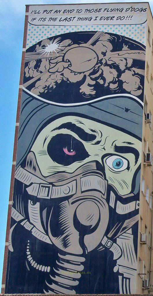 Grafiti de D*Face, Málaga