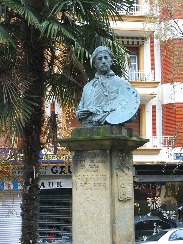 Escultura de Ignacio Zuloaga, Éibar, Guipúzcoa
