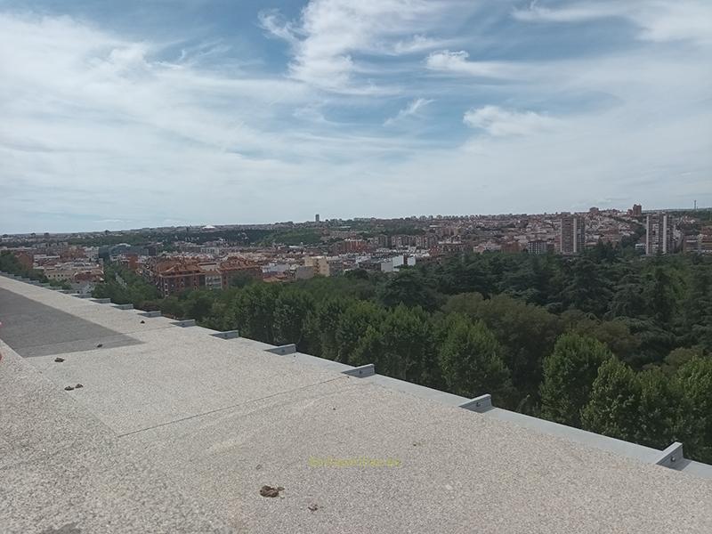 Vistas desde el Mirador de la Cornisa, Madrid