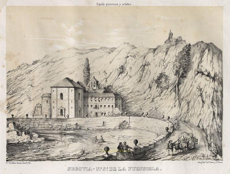 Santuario Nuestra Señora de la Fuencisla en 1847, Segovia