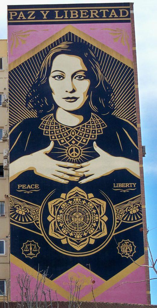 Grafiti de Obey, Málaga