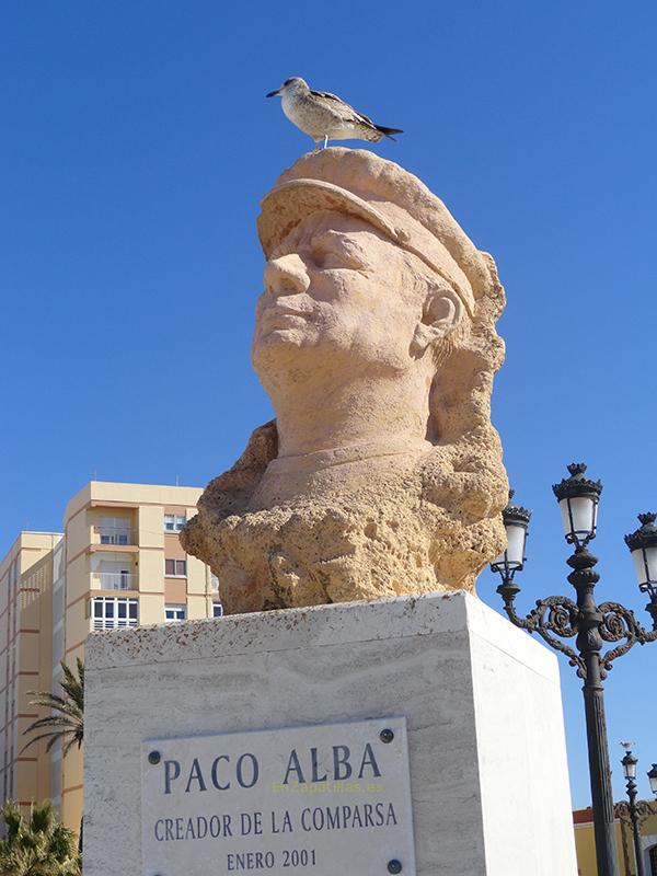 Busto de Paco Alba, Cádiz