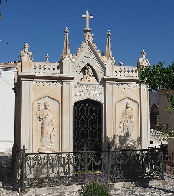 Panteón Mercedes Martínez de Tejada, Cementerio de San Miguel, Málaga