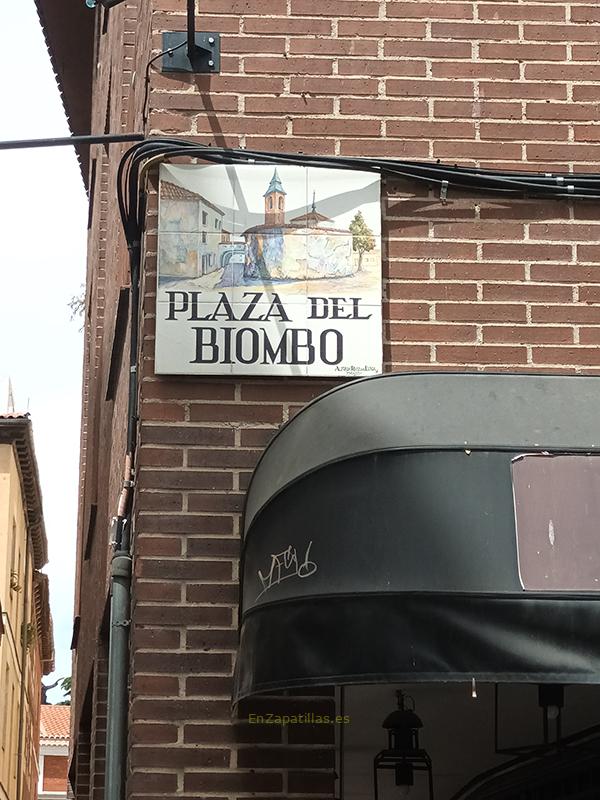 Placa Plaza del Biombo, Madrid