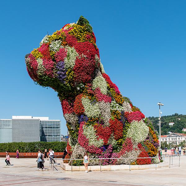 Escultura Puppy, Bilbao