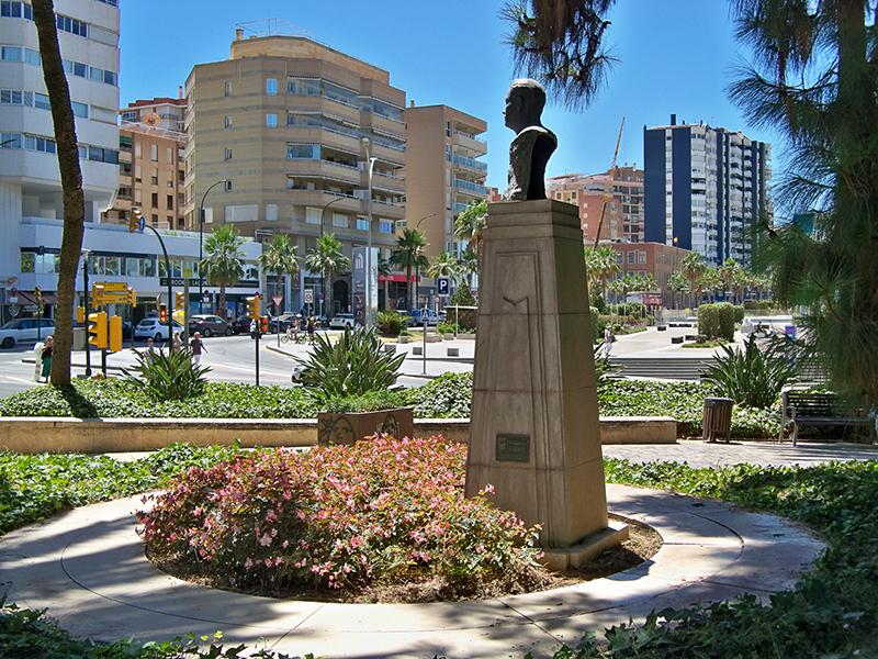 Monumento a Rubén Darío, Málaga