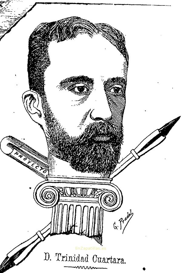 Caricatura de Trinidad Cuartara