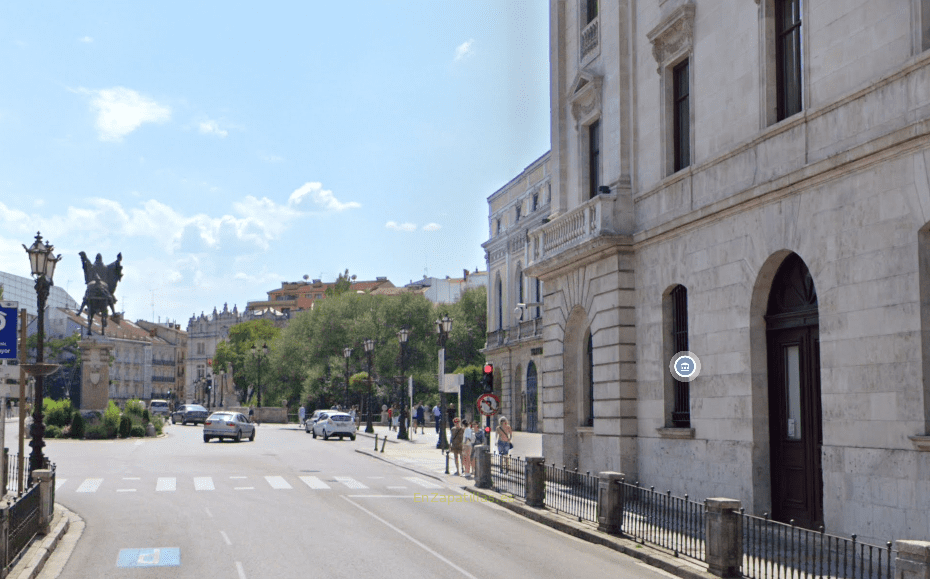 Ubicación de la Puerta de San Pablo, Burgos