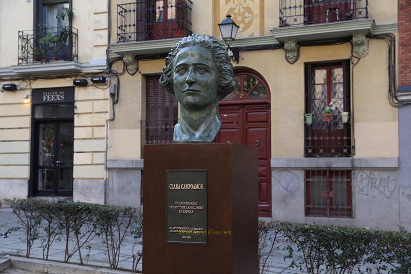 Busto de Clara Campoamor, Madrid