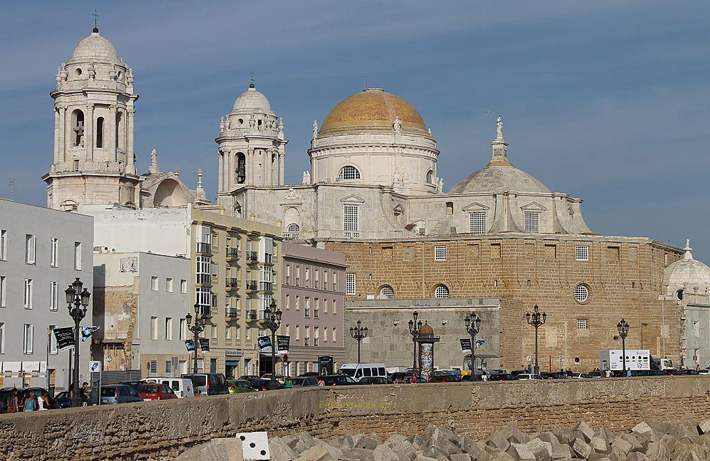 Campo Sur. Vistas de la Catedral de Cádiz
