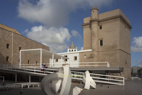 La torre del Sagrario, Iglesia Santa Cruz, Catedral vieja. Cádiz