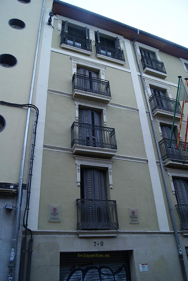 Lugar donde se encontraba Casa Marceliano, Pamplona