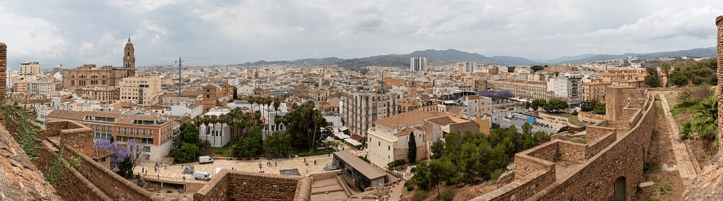 Vista mirador Alcazaba de Málaga