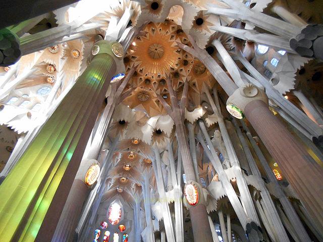 Interior de la Sagrada Familia, Barcelona